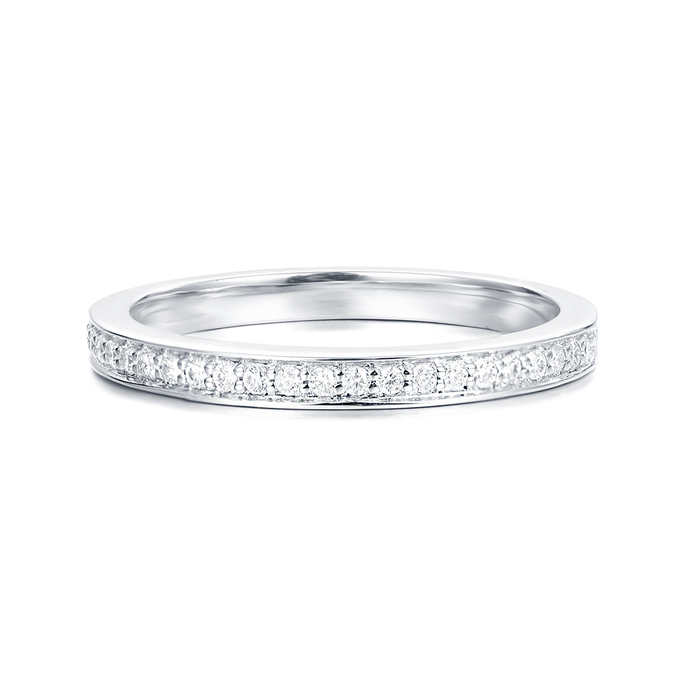 Pave set diamond Wedding Ring