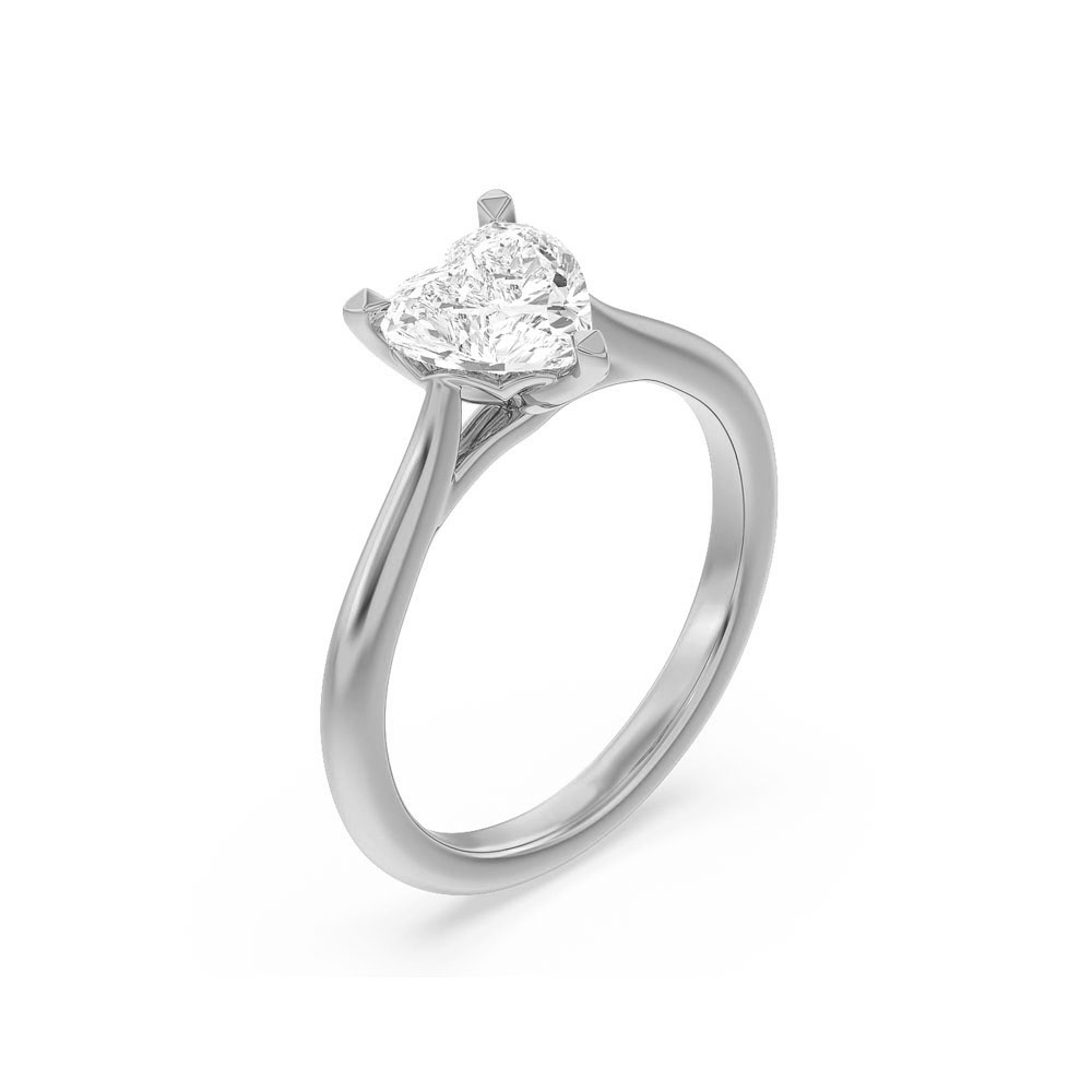 Heart Shaped Engagement Ring Temple & Grace AU