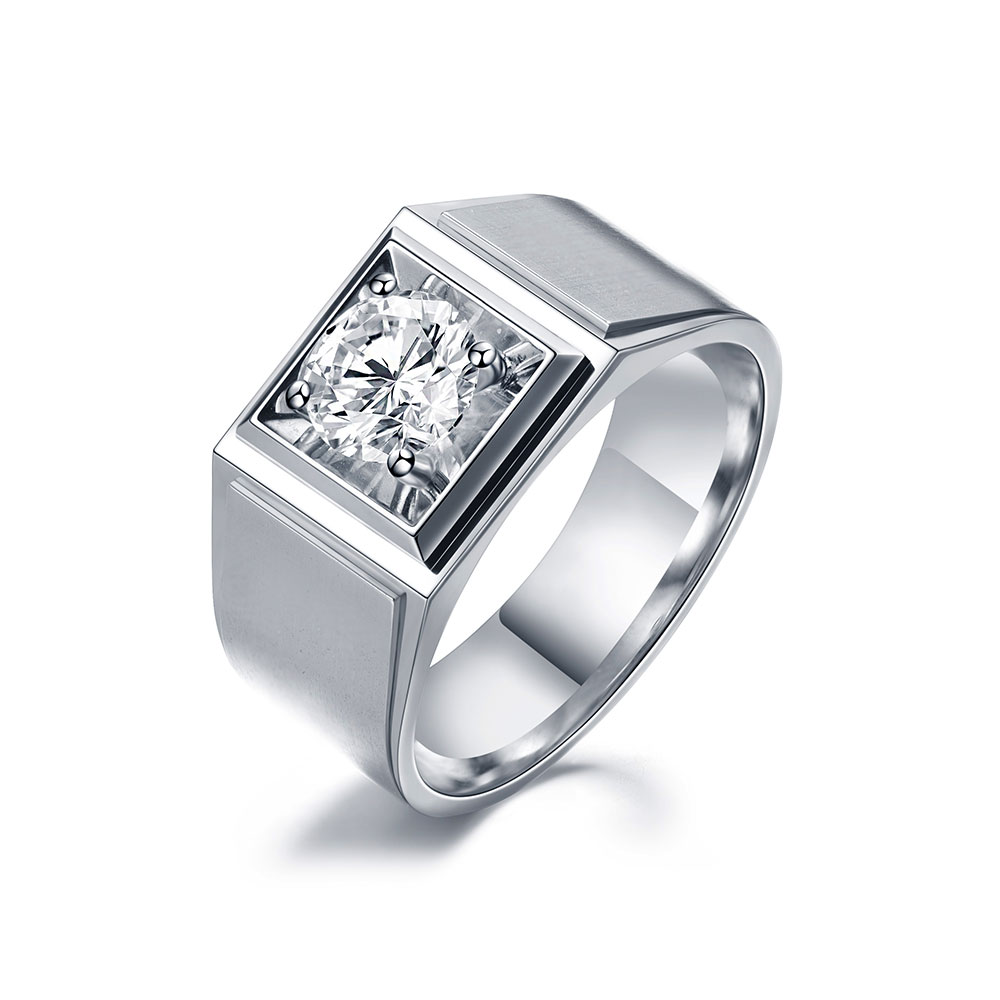 Mens diamond wedding ring