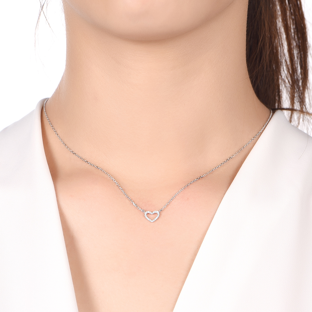 Heart diamond Necklace