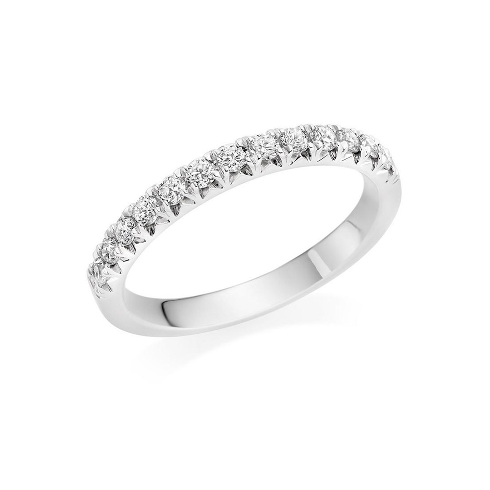 Halfway Diamond Wedding Ring