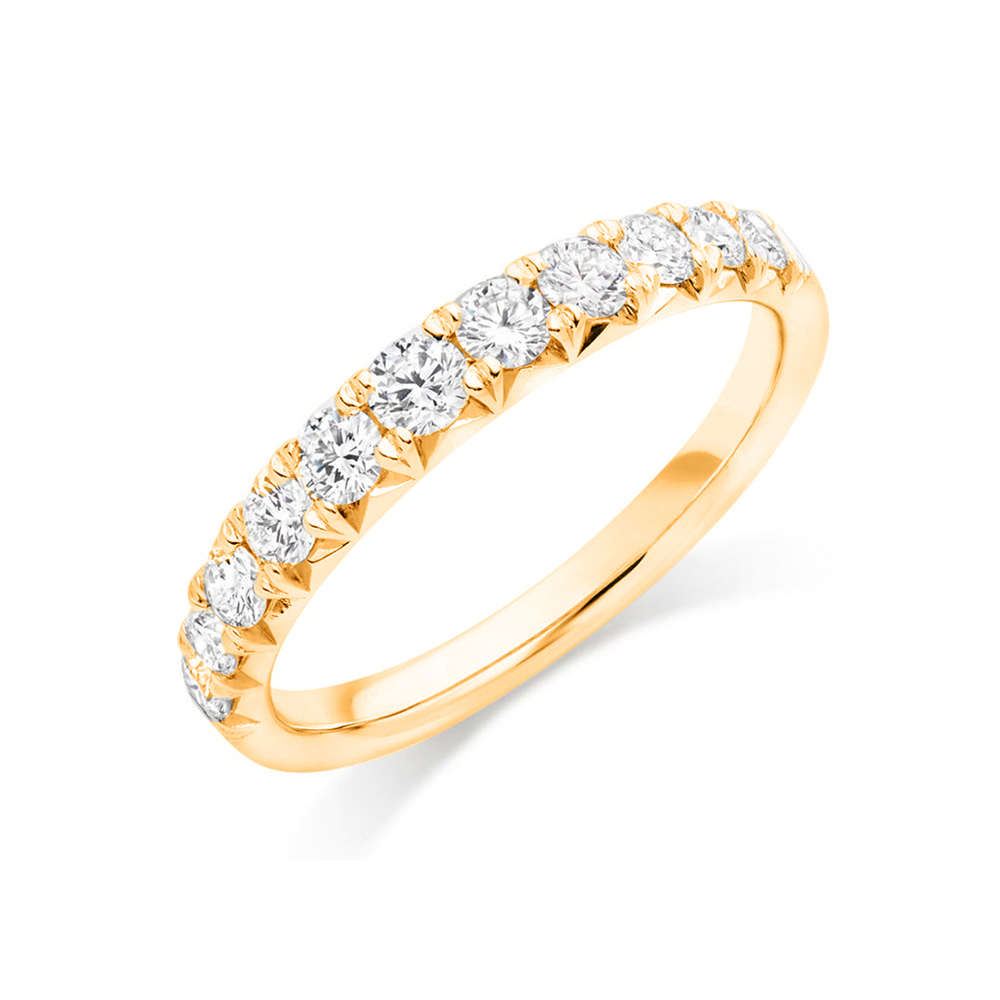 Round diamond Wedding Ring