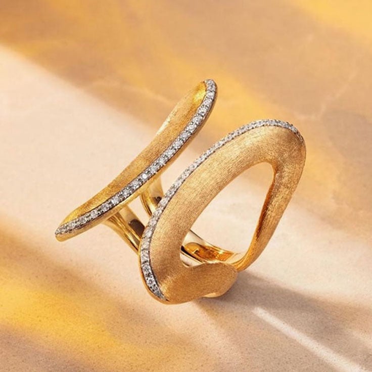 All Gold Ring Gold and diamond ring | Temple & Grace AU