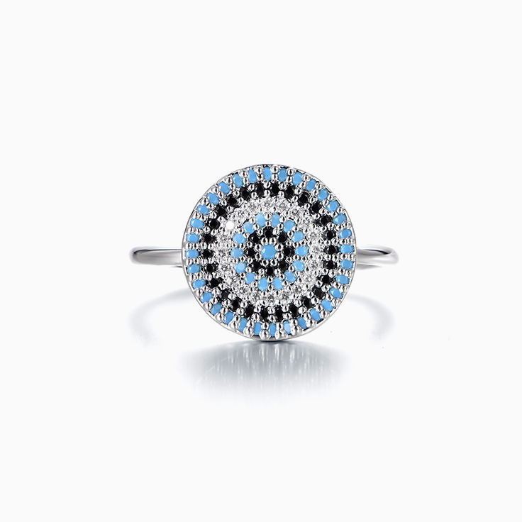 Evil Eye Diamond Ring Temple & Grace AU