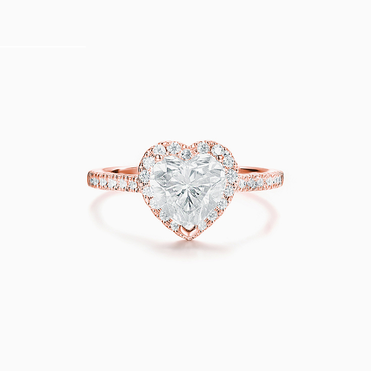 Heart shaped Diamond Engagement ring
