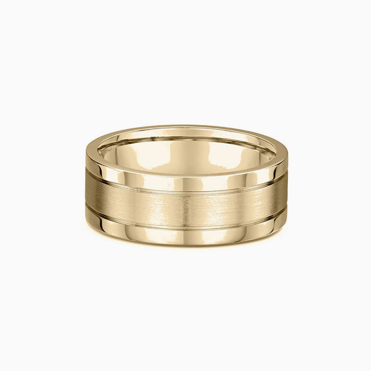 classic mens wedding ring 622A08
