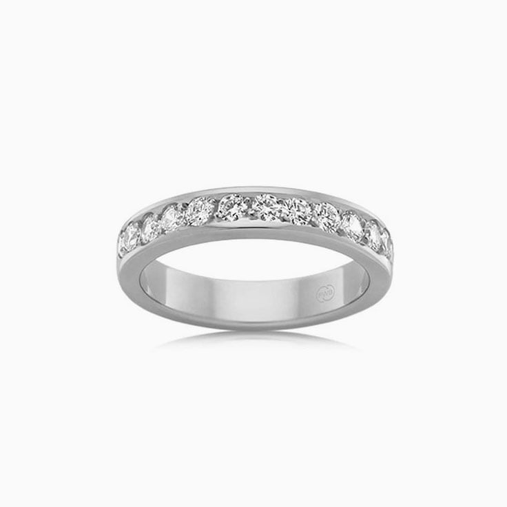 Womens Lab Diamond Wedding Band Temple & Grace AU