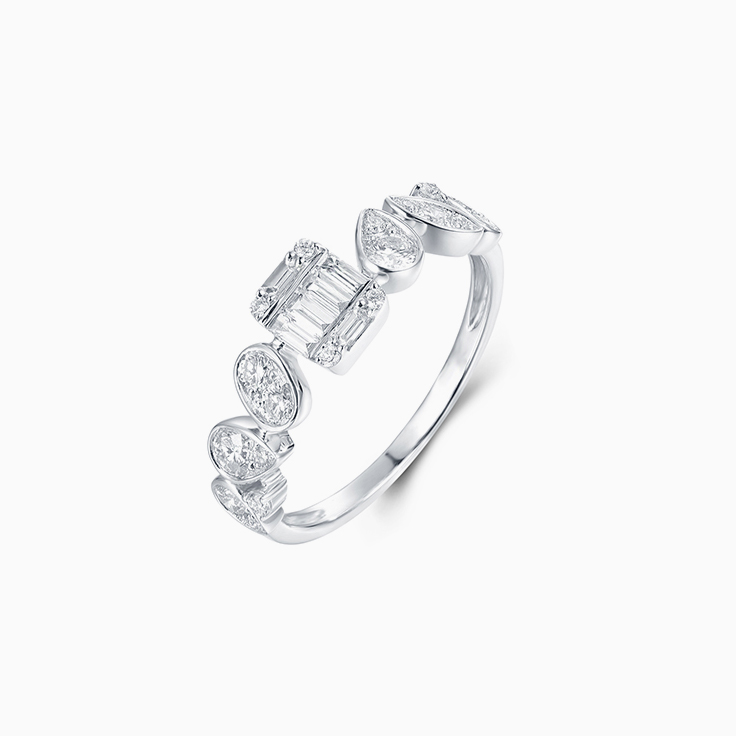 Multi Shape Diamond Ring