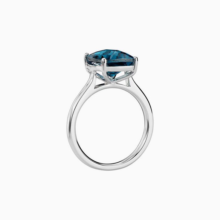 London Blue topaz ring