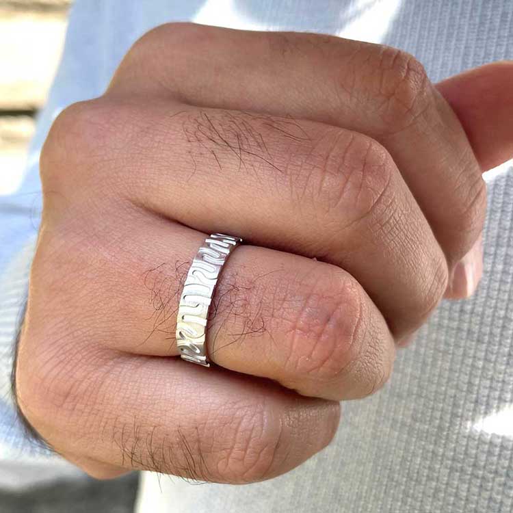mens wedding ring 5015