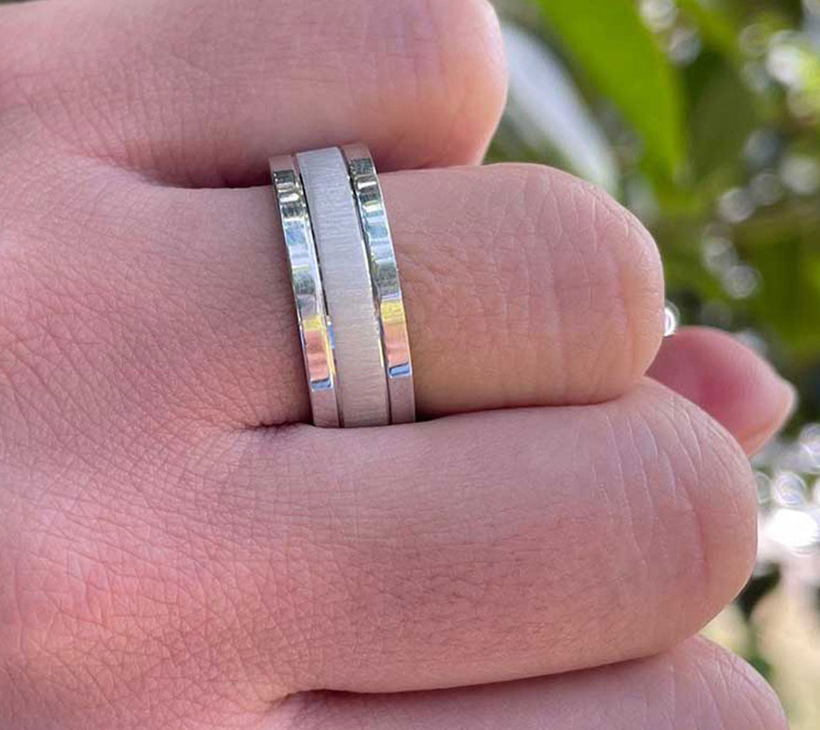Men's Wedding Ring Designs by Australian designers at Temple and Grace Brisbane