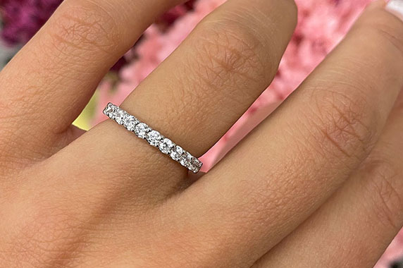 wedding band for her